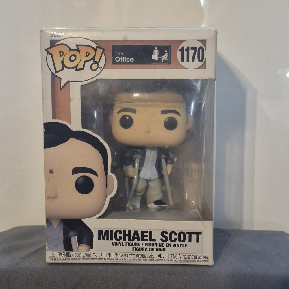 Funko Pop! TV The Office  Michael Scott Vinyl Figure #1170 A Must Have for fans!